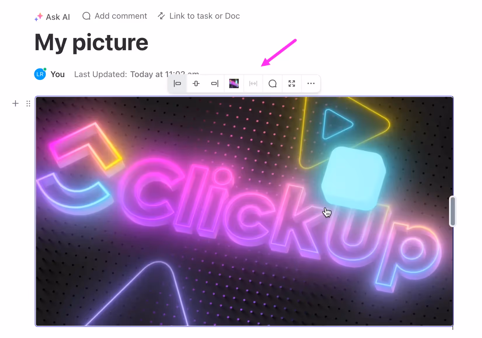Add Images to your ClickUp Docs